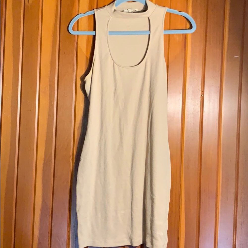 L.A. Hearts tan bodycon dress